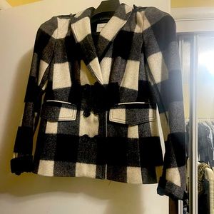 Banana Republic wool short double breasted jacket.